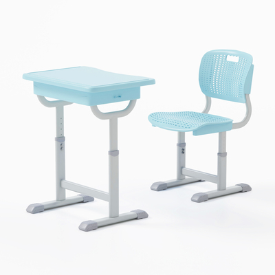 学生升降课桌椅博文-淡蓝