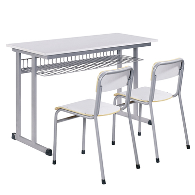 WD-05 Students Double Conjoined Desks Chairs