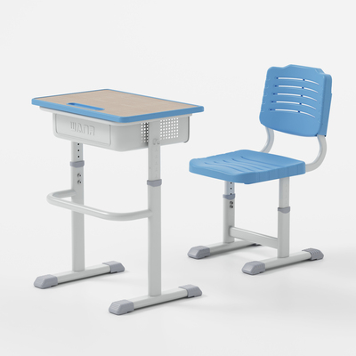 学生升降课桌椅T04-湛蓝